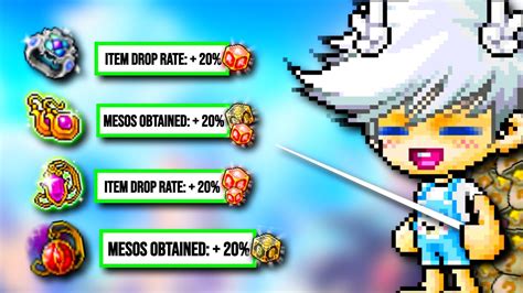 maplestory meso drop rate.